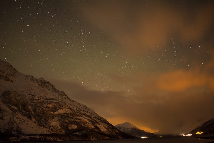 Sternenhimmel über Nordnorwegen