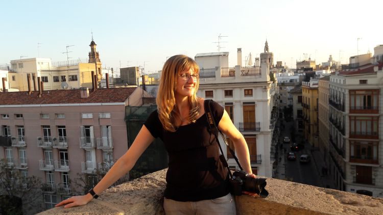 Ausblick genießen über El Carmen vom Torres de Serranos Ausblick genießen über El Carmen vom Torres de Serranos