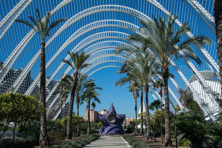 L´Umbracle das symbolische Tor zu diesem futuristischen Komplex