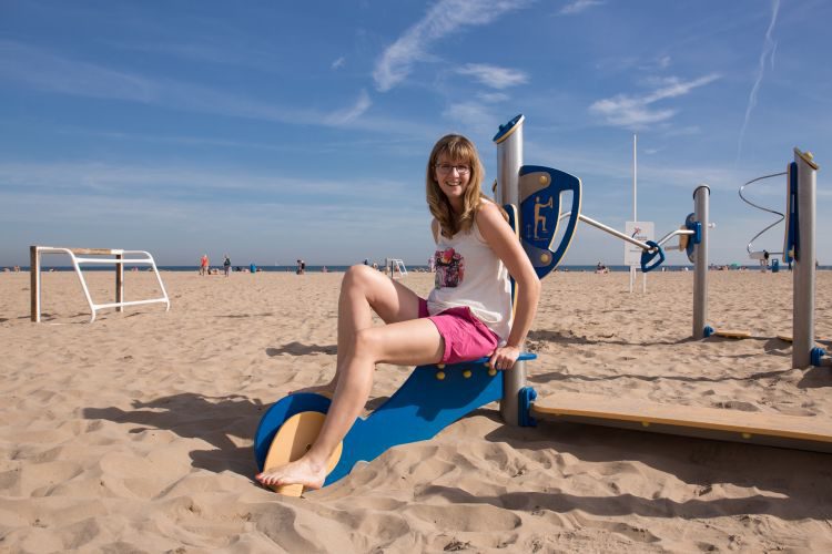 Spass am Strand von Playa de la Patacona