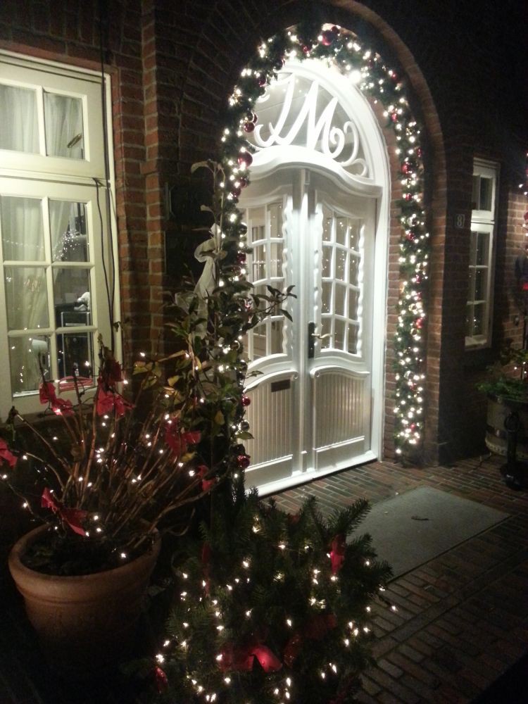 weihnachtliche Stimmung vor Jörg Müllers Restaurant weihnachtliche Stimmung vor Jörg Müllers Restaurant