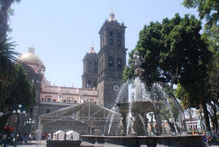 die Kathedrale von Puebla