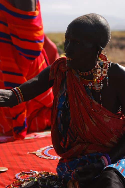 auf dem Maasai Markt