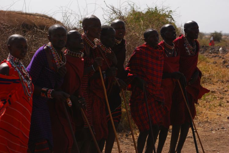 zu Besuch bei den Maasai