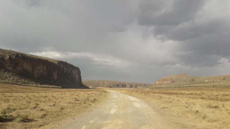 ein Gewitter zieht auf