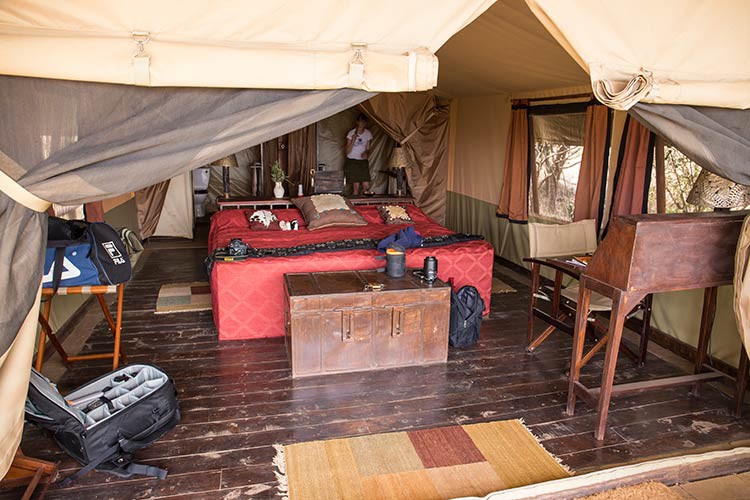 Unser Zelt im Kilima Camp Unser Zelt im Kilima Camp