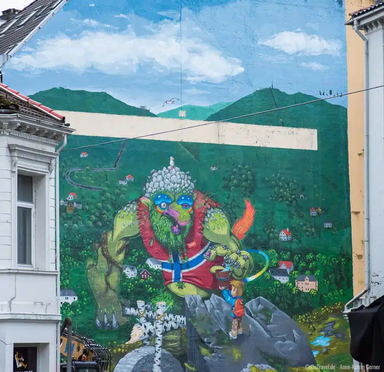 skandinavische Murals in Bergen skandinavische Murals in Bergen