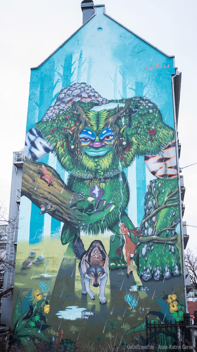 skandinavische Murals in Bergen