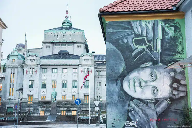 Street Art in Bergen in der Sverre Gate Street Art in Bergen in der Sverre Gate