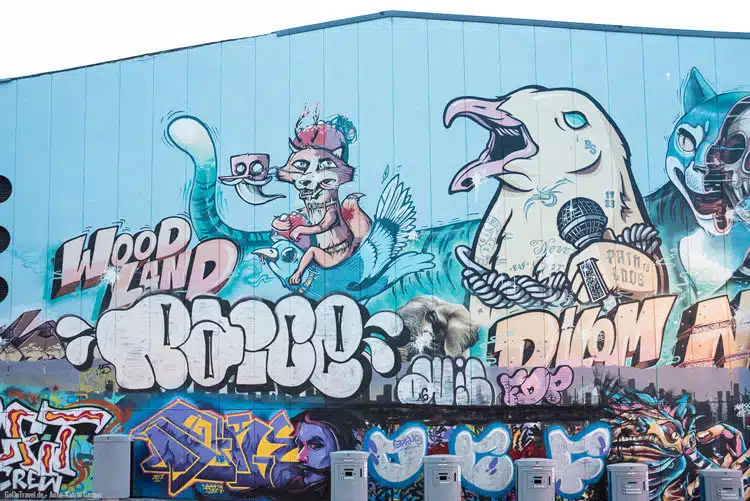 Street Art in Bergen in Hafennähe