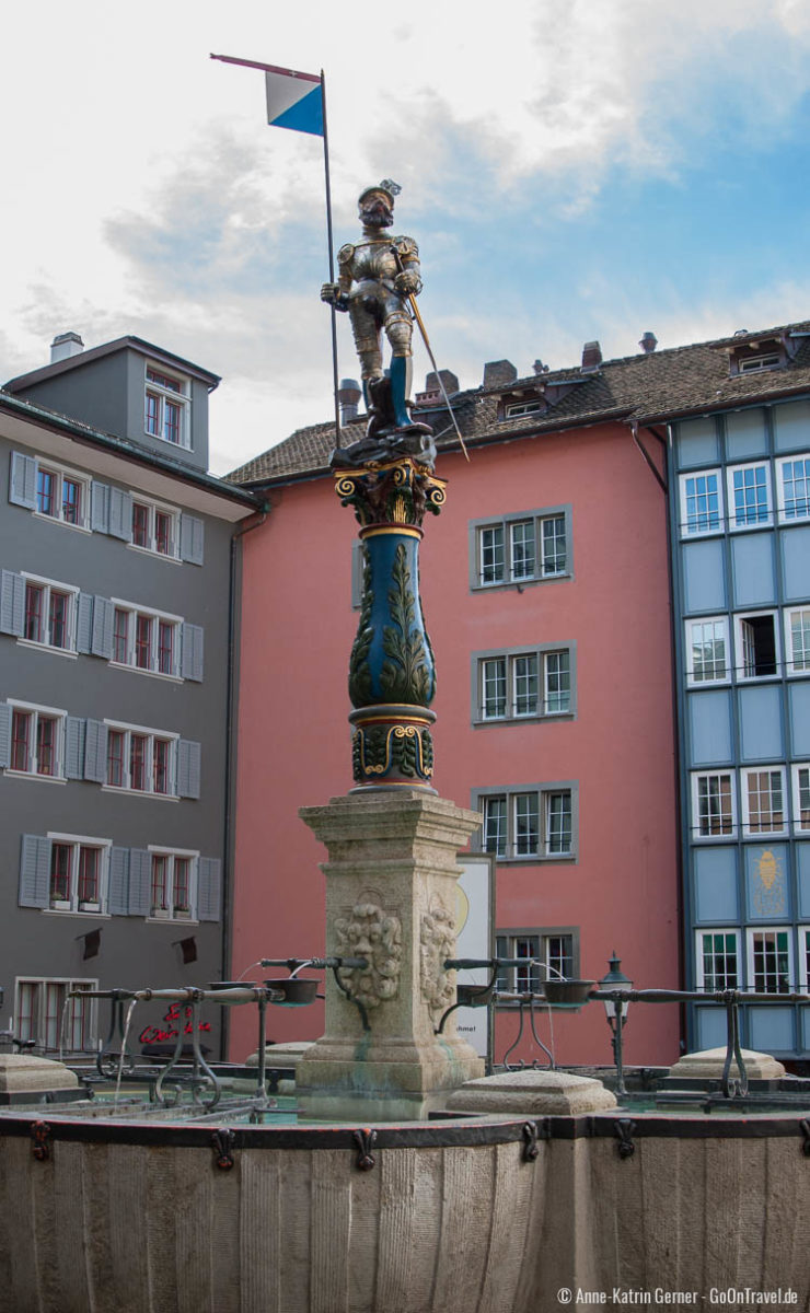 Renaissancebrunnen in der Stüssihofstatt