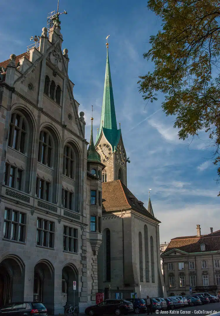 Fraumünster und Stadthaus Fraumünster und Stadthaus