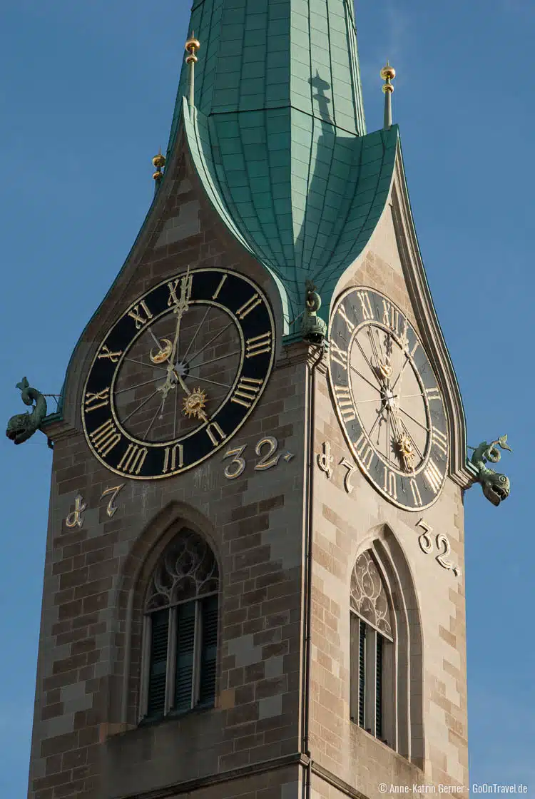 Kirchturm Fraumünster Kirchturm Fraumünster