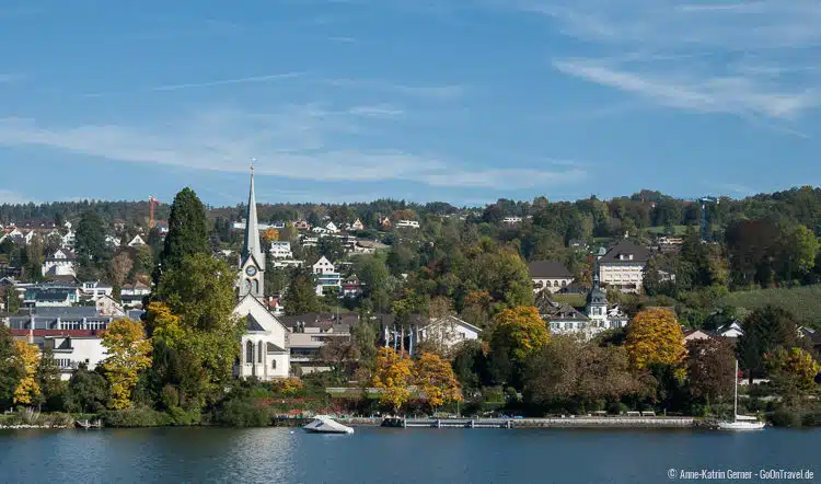 die "Goldküste" vom Zürichsee die "Goldküste" vom Zürichsee