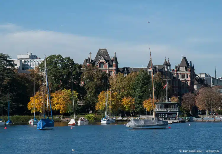 Zürich vom Wasser aus Zürich vom Wasser aus