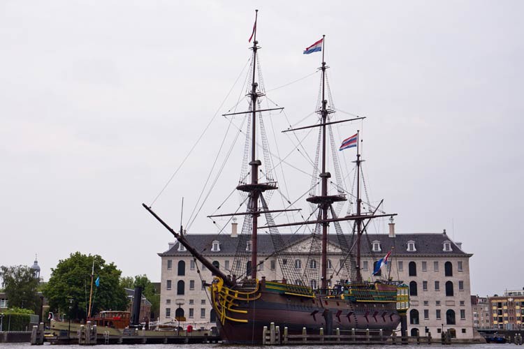 Das Schifffahrtsmuseum in Amsterdam