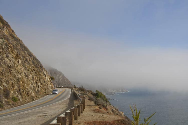 Highway 1 im Big Sur in Kalifornien