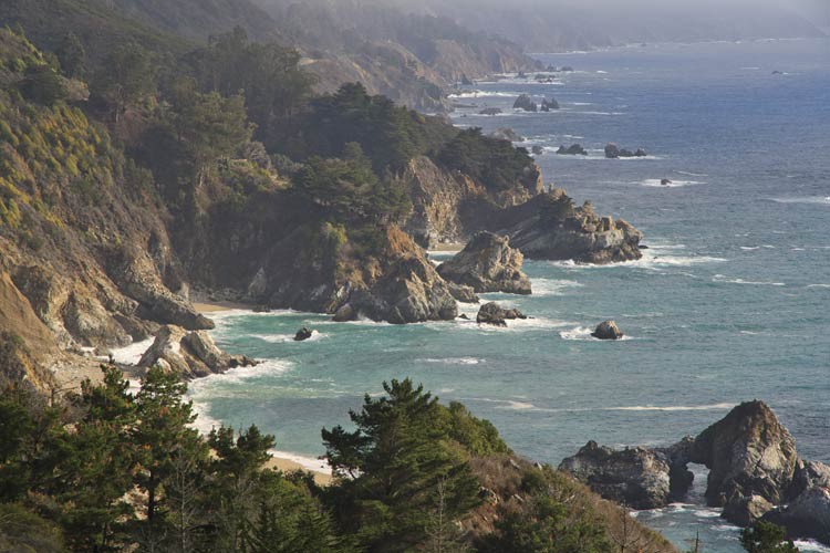 Küstenlandschaft im Big Sur in Kalifornien