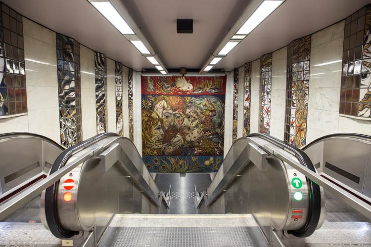 U-Bahn Station von Brüssel U-Bahn Station von Brüssel