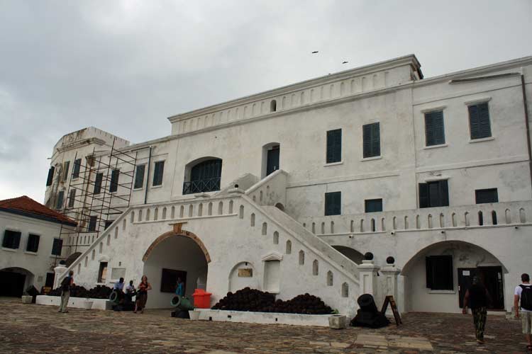 Innenhof von Cape Coast Castle