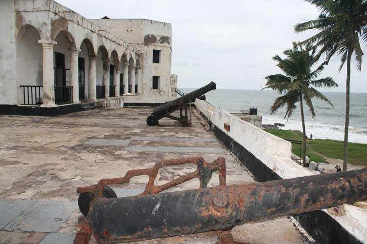 Kanonen in Elmina Castle