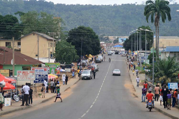 In der Volta Region von Ghana - Ho