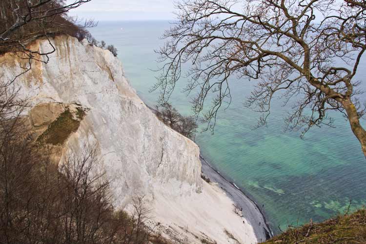 Kreidefelsen auf Dänemarks Insel Mön