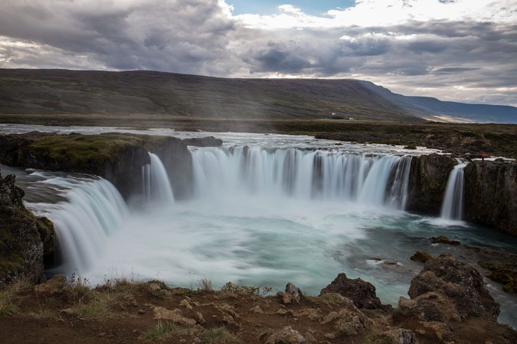 Im Norden von Island liegt der Godafoss