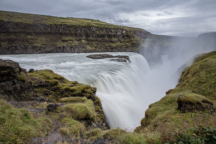 Der Gullfoss im Golden Circle auf Island