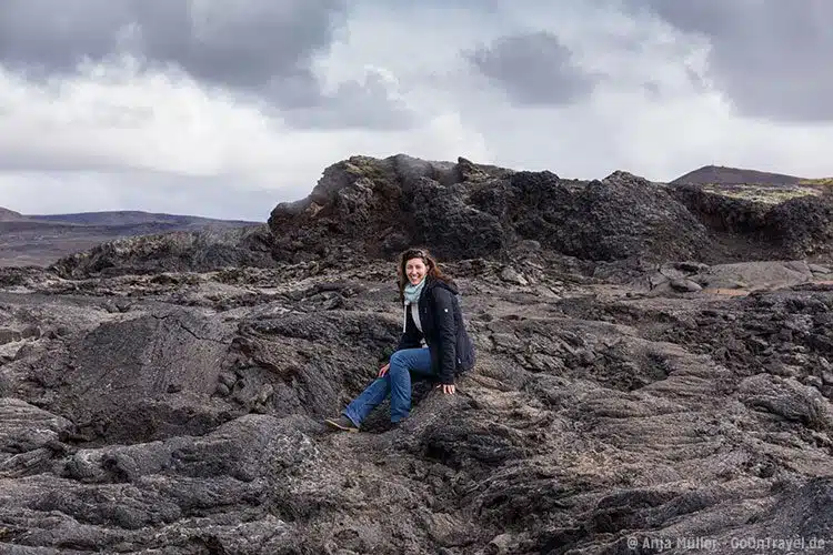 Spazieren in Lavafelder Spazieren in Lavafelder
