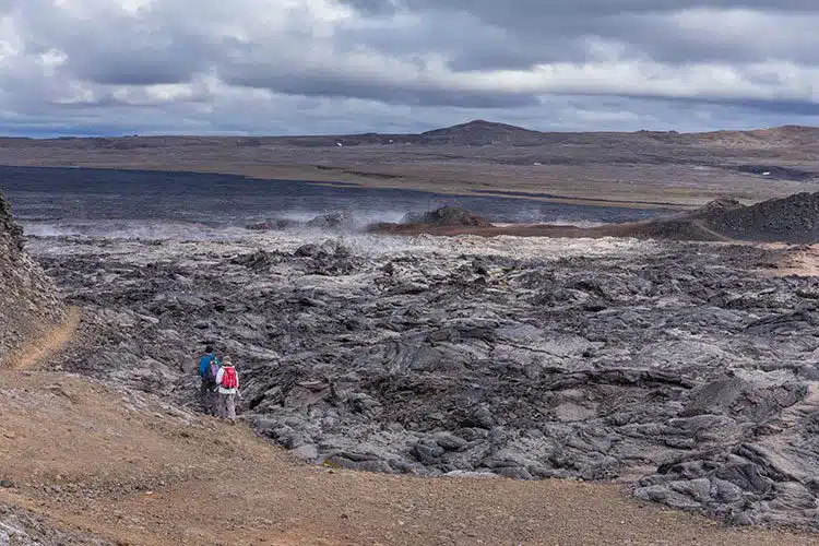 In den Lavafeldern von Leirhnjukur In den Lavafeldern von Leirhnjukur