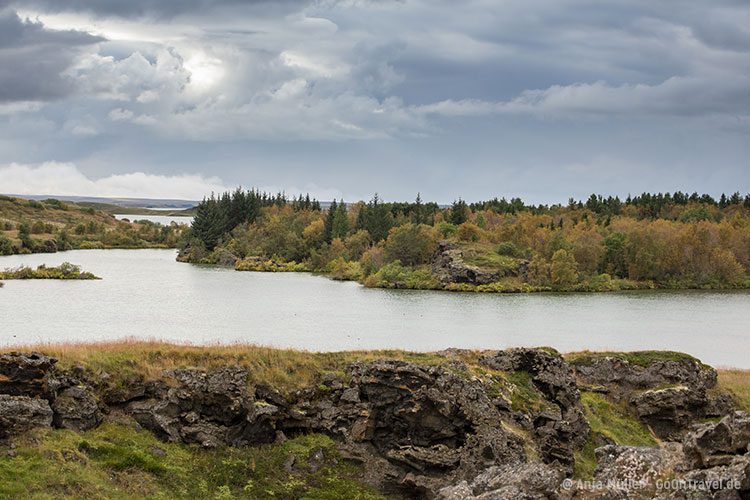 Blick auf den See Myvatn Blick auf den See Myvatn