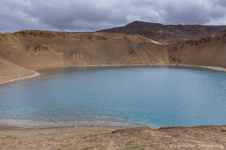 Der Stora Viti - Kratersee. Der Stora Viti - Kratersee.