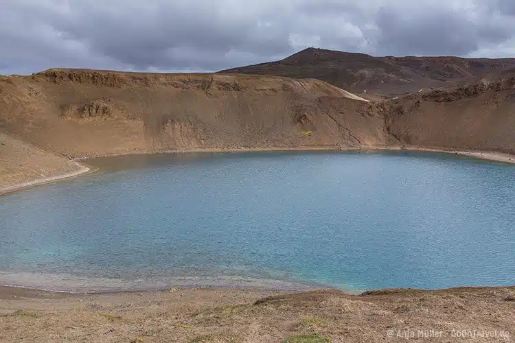 Der Stora Viti - Kratersee. Der Stora Viti - Kratersee.