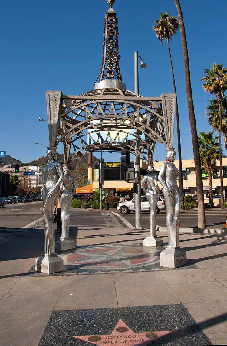 Beginn des Walk of Fame in Hollywood Beginn des Walk of Fame in Hollywood