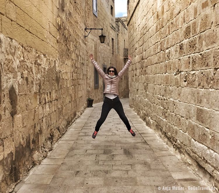 In Mdina, die alte Hauptstadt von Malta