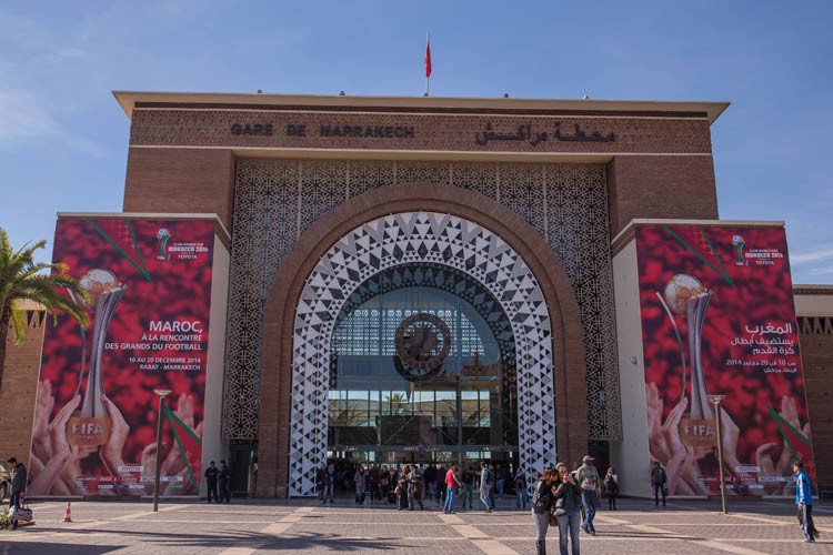 Der Bahnhof von Marrakesch Der Bahnhof von Marrakesch