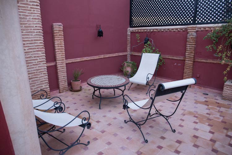 Dachterasse des Riad Le Plein Sud Dachterasse des Riad Le Plein Sud