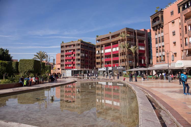 Place du 16 Novembre in Marrakesch Place du 16 Novembre in Marrakesch