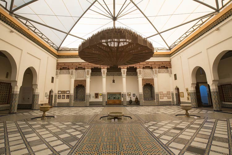 Lampe im Marrakesch Museum