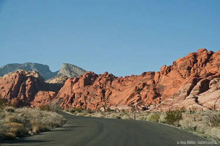 Der Red Rock Canyon nahe Las Vegas Der Red Rock Canyon nahe Las Vegas