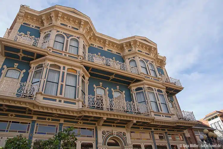 Viktorianisches Haus im Gaslamp Quarter in San Diego