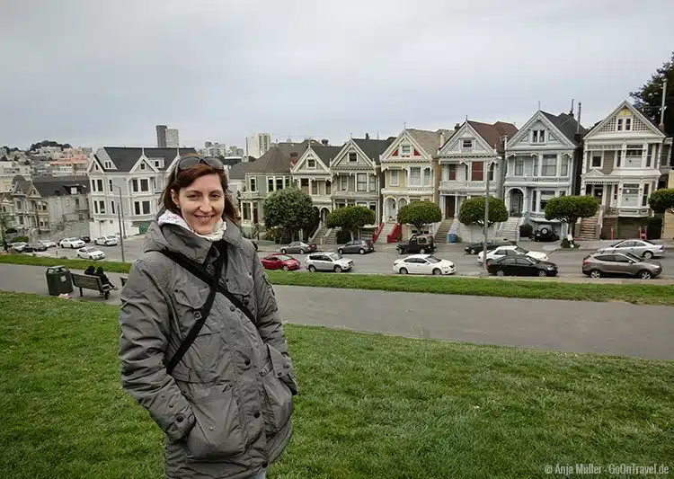 Painted Ladies - die berühmten viktorianischen Gebäude in San Francisco Painted Ladies - die berühmten viktorianischen Gebäude in San Francisco