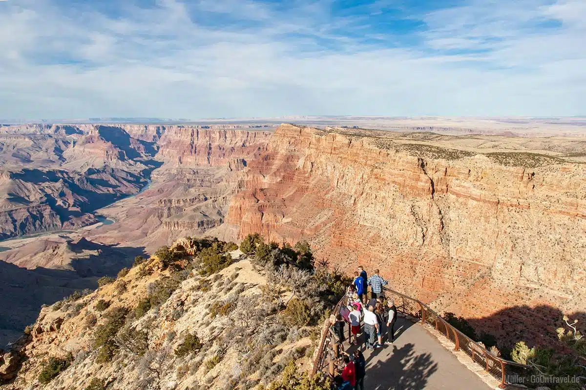 Desert View Aussichtspunkt vom Wachturm aus Desert View Aussichtspunkt vom Wachturm aus