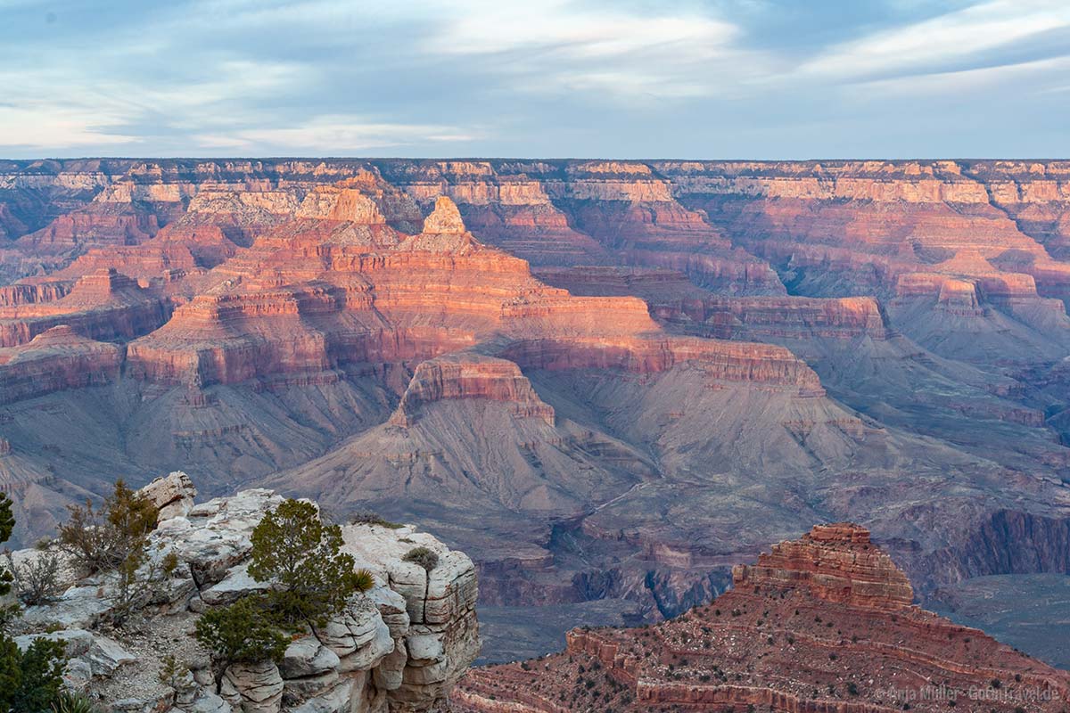 Sonnenuntergang am Grand Canyon National Park