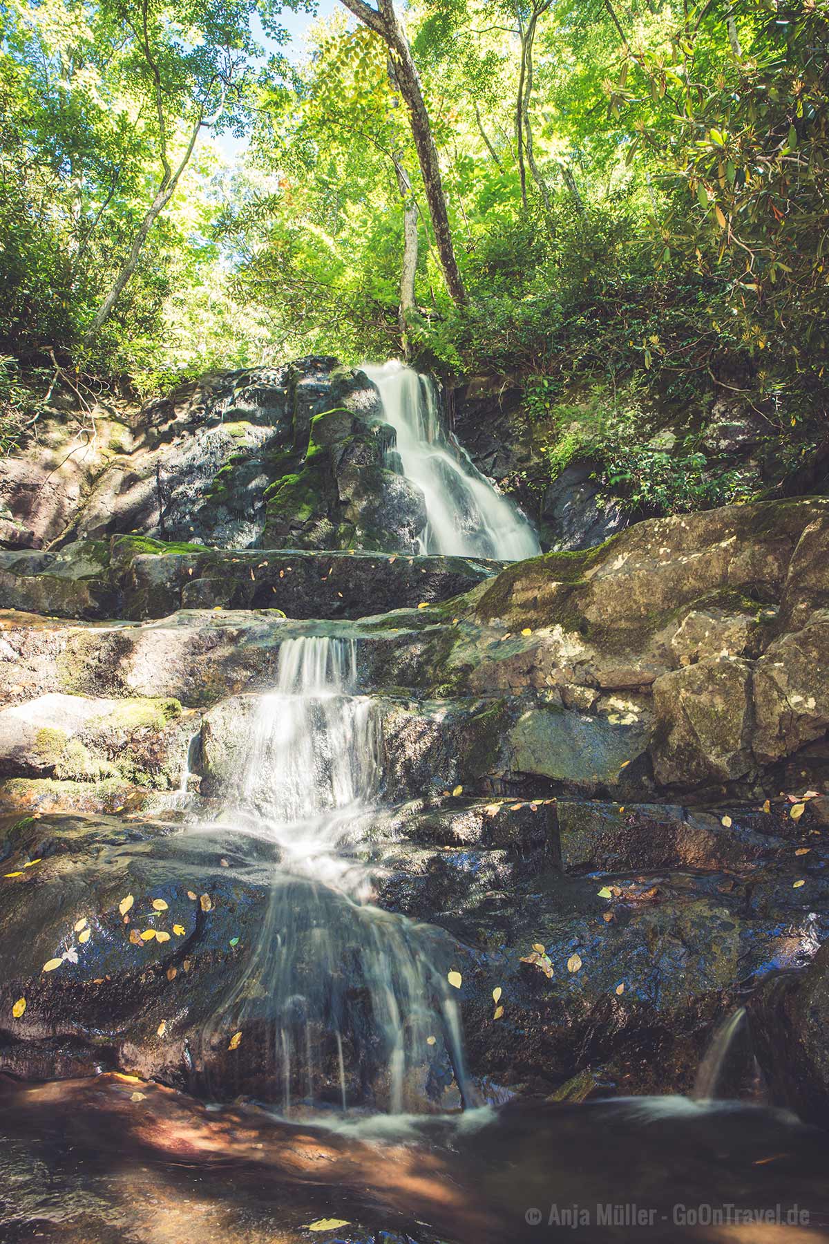 Laurel Falls im Great Smoky Mountain National Park