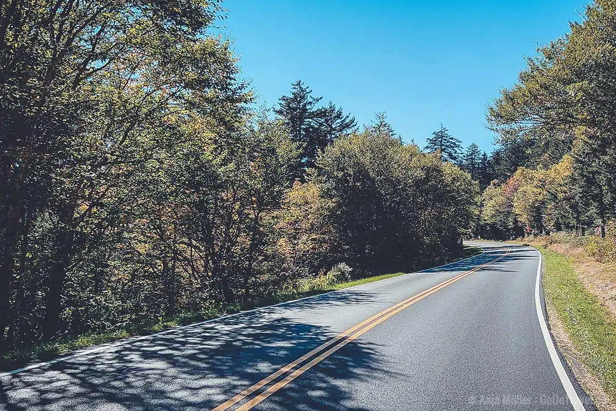 Straße zum Clingmans Dome Straße zum Clingmans Dome