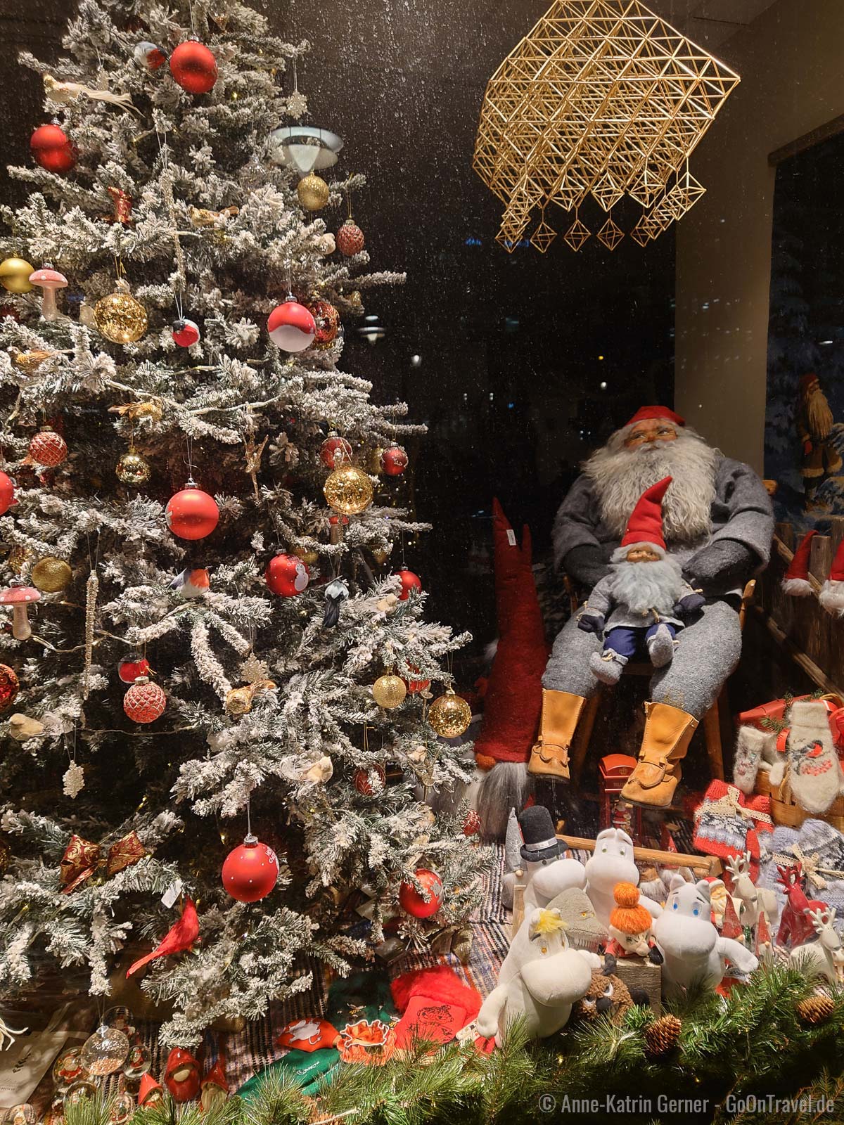Der Schaufensterbummel macht in der Weihnachtszeit in Helsinki besonders viel Freude