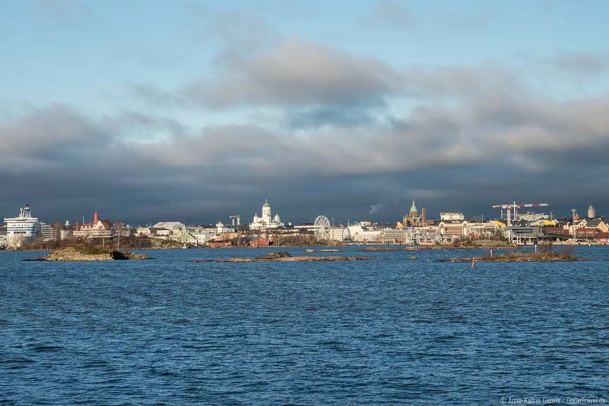 Ausblick auf Helsinki und die Schäreninseln