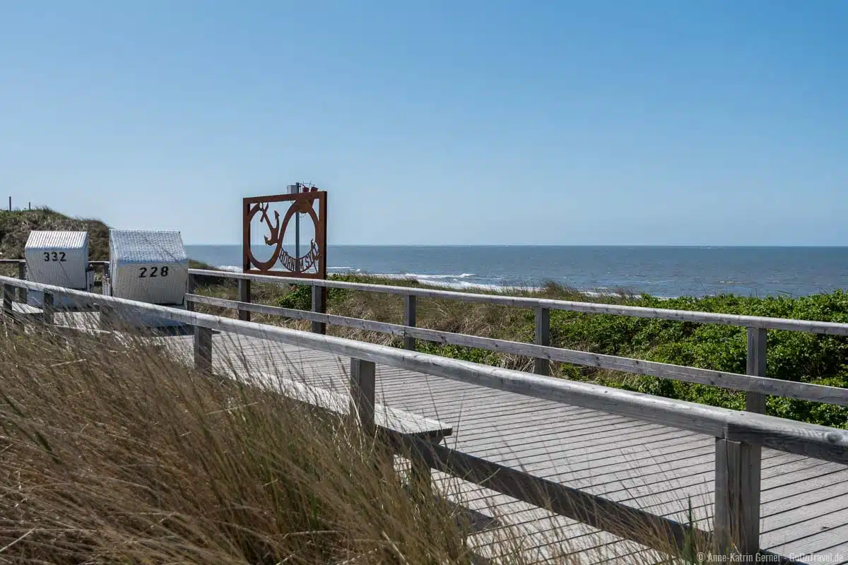 Aussichtsplattform am Hörnumer Hauptstrand Aussichtsplattform am Hörnumer Hauptstrand